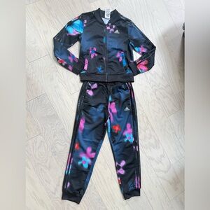 adidas Kids Black and Pink Matching Set